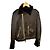 Giacca da motociclista in suede nero foderata in shearling Dior