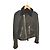 Giacca da motociclista in suede nero foderata in shearling Dior - vista 13