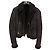 Giacca da motociclista in suede nero foderata in shearling Dior - vista 2
