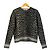 Cashmere-Pullover mit Leopardenmuster Christian Dior Grau Leopardenprint