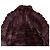 Abrigo de piel de visón marrón Fendi Castaño - vista 4