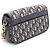 Borsa a Spalla Oblique 30 MONTAIGNE di Christian Dior Beige Blu navy - vista 2