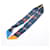 Sciarpa Hermès HERMES Twilly PARADE Multicolore Blu navy  - vista 2