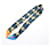 Sciarpa Hermès HERMES Twilly PARADE Multicolore Blu navy  - vista 3