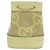 Borsa a Spalla Gucci GG Canvas Giallo Cammello - vista 2