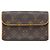 Borsa a vita Louis Vuitton Monogram Pochette Florentine S Marrone
