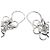 Orecchini Gucci Horsebit in oro bianco 18K Argento - vista 2
