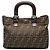 Fendi Piccola Tote Twins in Tela Zucca Marrone