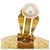 Orecchini a clip in oro placcato Chanel Rue Cambon con stemma D'oro - vista 15