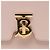 Borsa a tracolla Burberry Pink Medium in pelle di vitello liscia con monogramma TB Rosa - vista 6