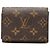 Louis Vuitton Brown Monogram Envelope Carte De Visite