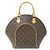 Sac à main Louis Vuitton Monogram Ellipse MM Marron