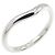 Tiffany & Co Curved Ring aus Platin Silber
