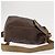 Céline Celine Vintage Macadam Backpack Canvas and Leather Brown - view 3