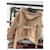 Abrigo de piel de mapache Maje Beige - vista 11
