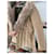 Abrigo de piel de mapache Maje Beige - vista 3