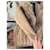 Abrigo de piel de mapache Maje Beige - vista 6