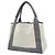 Borsa Tote Cabas S Navy di Balenciaga Marrone Bianco - vista 2