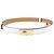 Hermès Hermes Kelly 18mm Weißer Standardgürtel