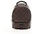 Zaino Mini Palm Springs di Louis Vuitton Marrone Nero