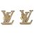 LV Iconic Strass Ohrringe von Louis Vuitton Golden