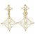 Orecchini LV Twiggy Boucle de Reuille Louis Vuitton D'oro