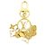 Portachiavi Louis Vuitton LV Circle Twinkle D'oro