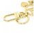 Portachiavi Louis Vuitton LV Circle Twinkle D'oro - vista 4