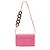 Borsa a spalla Le Riviera in pelle con stampa coccodrillo di Jacquemus Rosa - vista 3