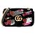 Borsa a tracolla media GG Marmont in velluto decorata con cuori Gucci Nero