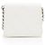 Gabrielle Chanel Clutch Coco in pelle caviar con catena Bianco - vista 3