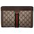 Borsa a mano in tessuto vintage Gucci Ophidia Marrone Beige