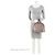 Borsa Alma PM in pelle di struzzo Louis Vuitton Grigio - vista 5