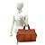 Hermès HERMES Valparaiso MM Borsa in pelle Canvas Chevron Arancione - vista 2