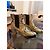Botas Tory Burch estampado serpiente piel crema - vista 4