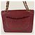Chanel medio alto classico flap Rosso - vista 4
