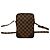 Mini borsa a spalla in pelle Damier Amazon Louis Vuitton Marrone - vista 3