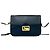 Céline Borsa a spalla in pelle blu navy Celine