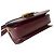 Céline Borsa semi-spalla in pelle di vitello Celine Rosso Bordò - vista 7