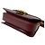Céline Borsa semi-spalla in pelle di vitello Celine Rosso Bordò - vista 8