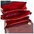 Céline Borsa semi-spalla in pelle di vitello Celine Rosso Bordò - vista 9