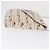Chanel Clutch Vintage a Catena a Busta in Tweed Piccola Bianco - vista 3