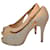 Stuart Weitzman open toe python heels beige  - view 1