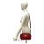 Borsa a spalla mini in pelle trapuntata GG Marmont di Gucci Rosso - vista 2