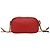 Borsa a spalla mini in pelle trapuntata GG Marmont di Gucci Rosso - vista 3