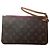 Pochette Louis Vuitton Monogram Neverfull MM Marrone Bordò