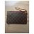 Pochette Louis Vuitton Monogram Neverfull MM Marrone Bordò - vista 2