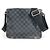Borsa a tracolla con flap District PM NM Damier Graphite Louis Vuitton Nero