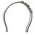 Accessorio per capelli in metallo Monogram Louis Vuitton Argento Bianco - vista 2