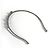 Accessorio per capelli in metallo Monogram Louis Vuitton Argento Bianco - vista 6
